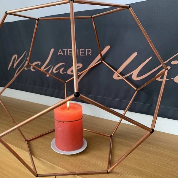 Dodekaeder installiert